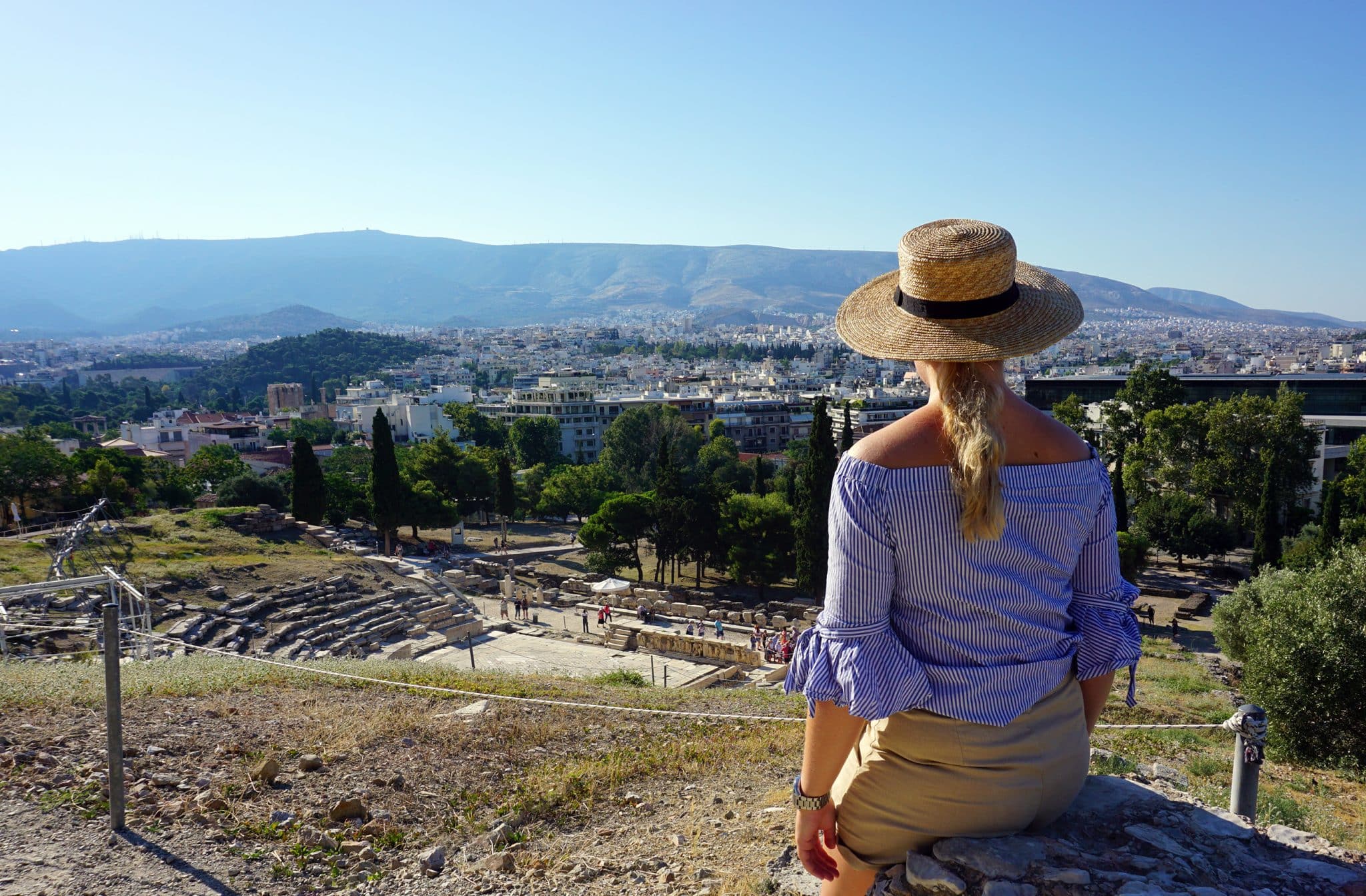 Athene Akropolis uitzicht