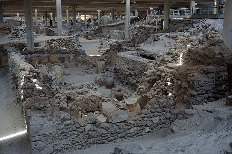 Santorini Griekenland Akrotiri