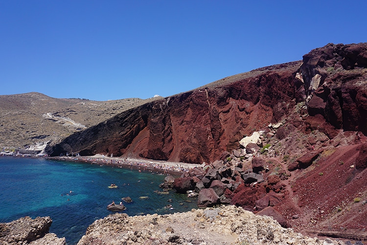 Santorini Red Beach