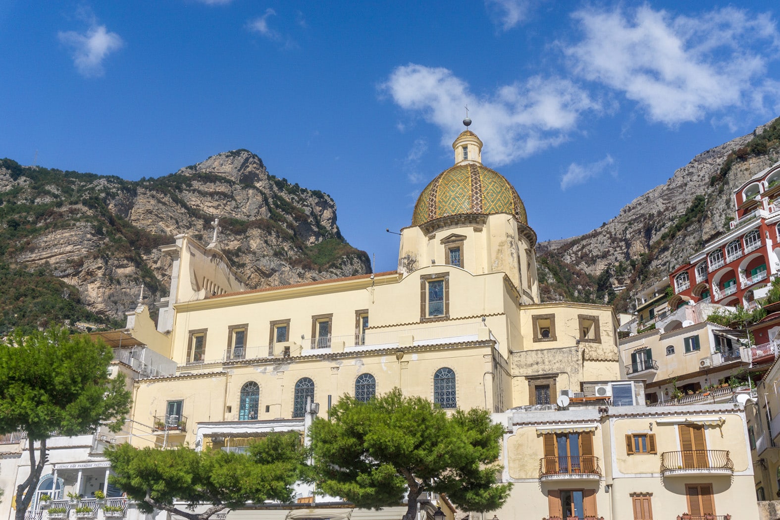 Amalfikust Positano kerk
