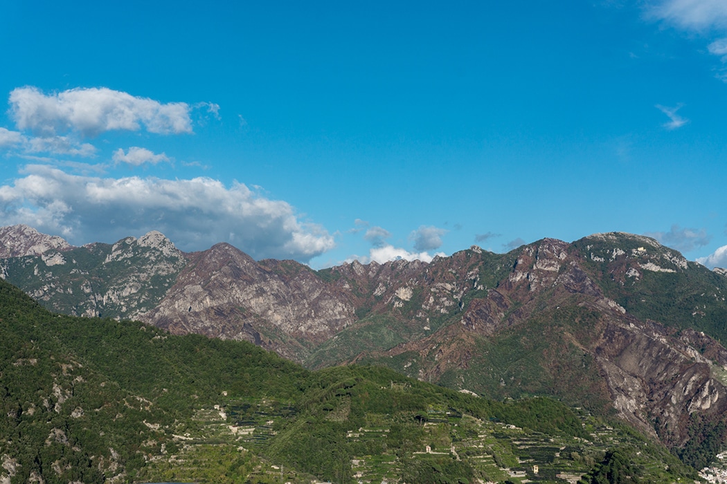 Amalfikust Ravello uitzicht
