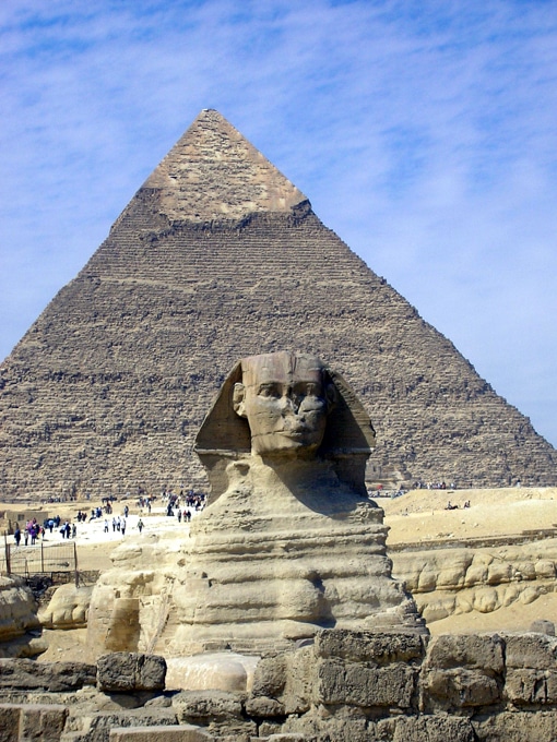 Egypte piramide sfinx