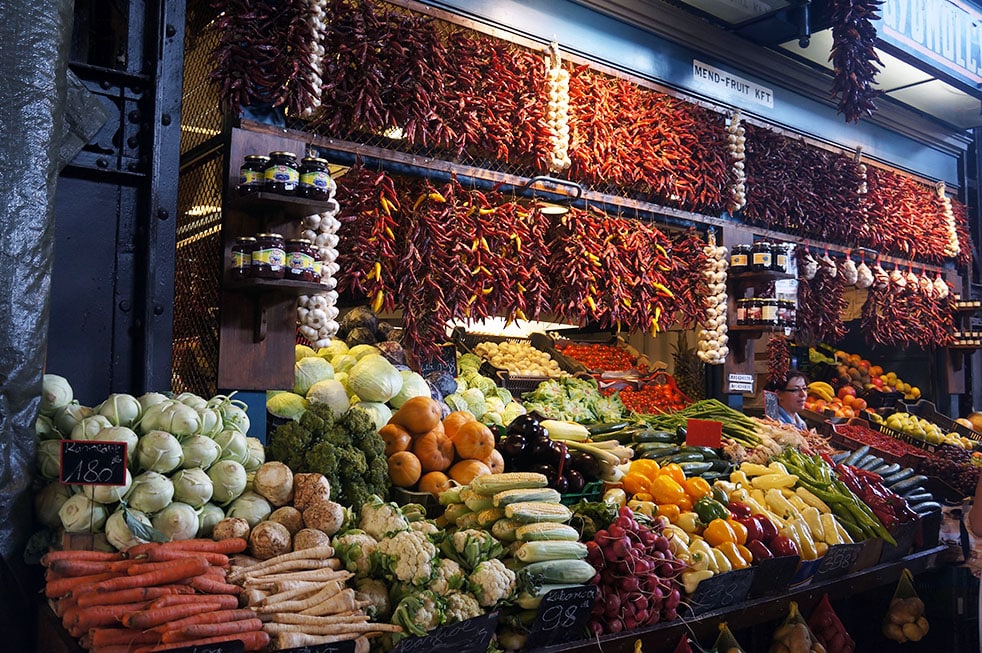 Markt Boedapest Hongarije