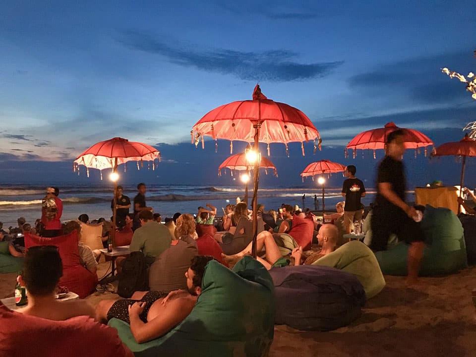 Bali Seminyak zonsondergang