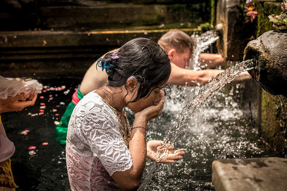 Bali watertempel heilig water