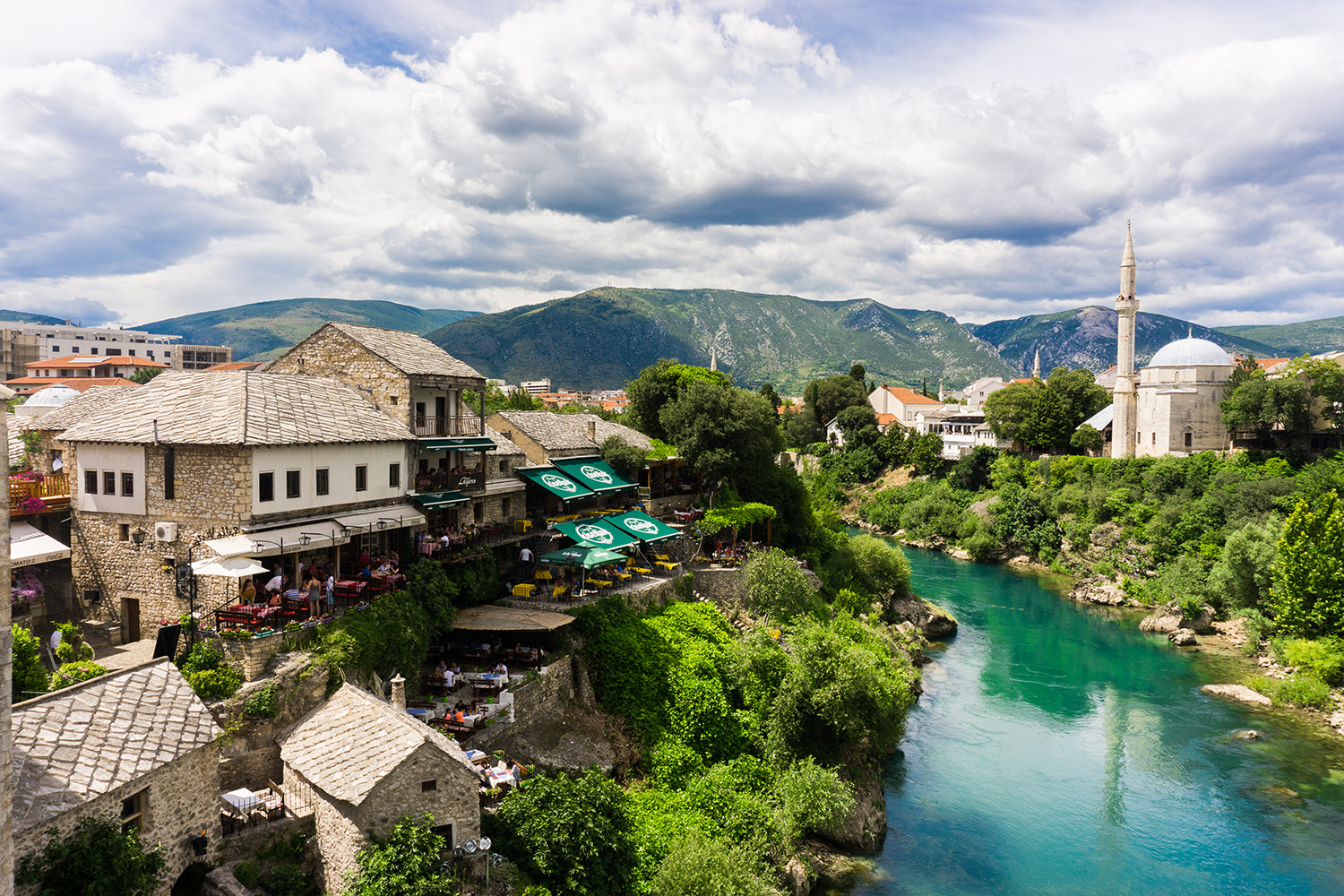 BosniÃ«-Herzegovina-Mostar-rivier