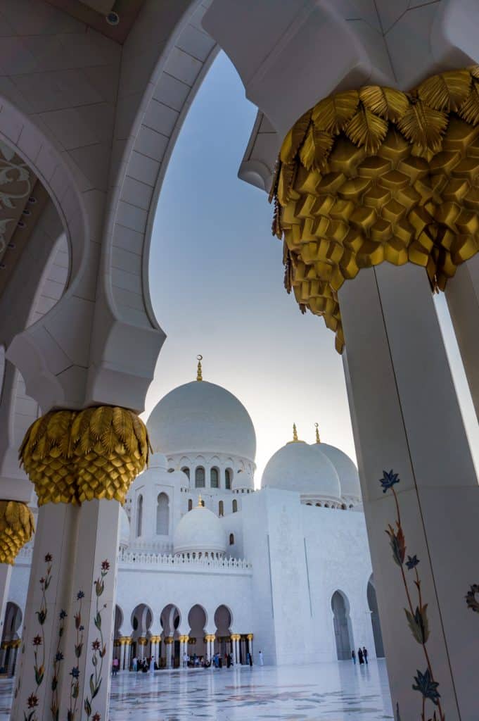Abu Dhabi Verenigde Arabische Emiraten moskee 2 1