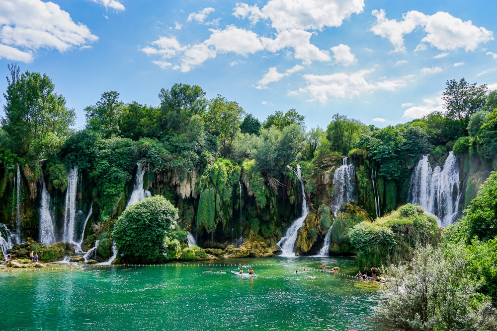 Kravice watervallen
