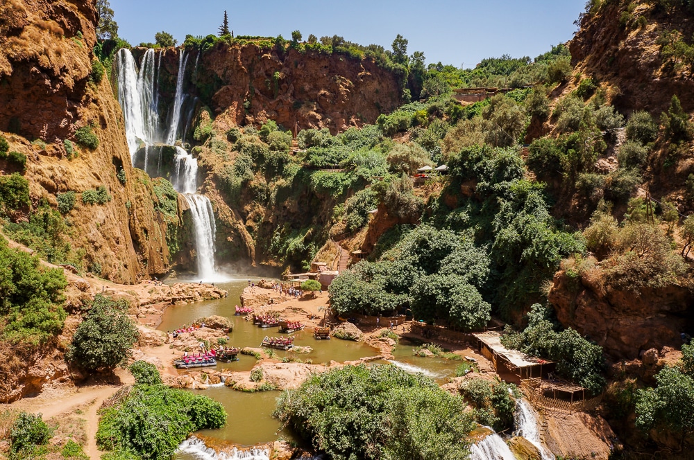 Ouzoud waterval in Marokko