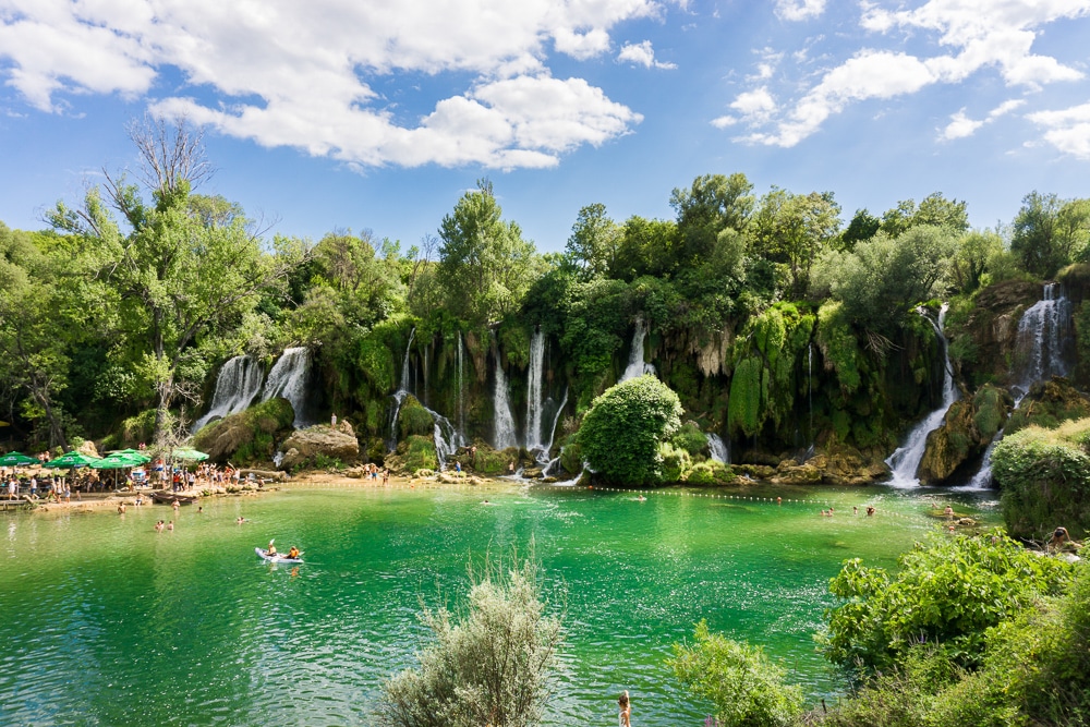 Watervallen in BosniÃ« Herzegovina