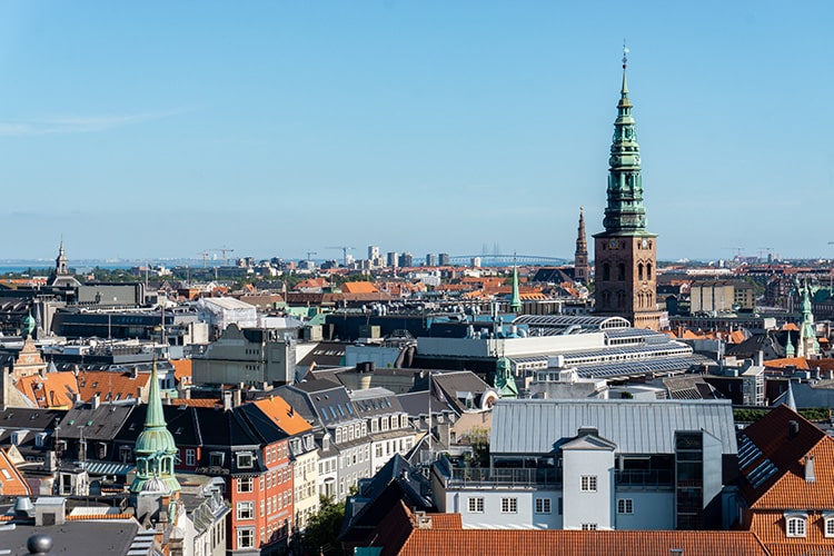 Uitzicht over Kopenhagen