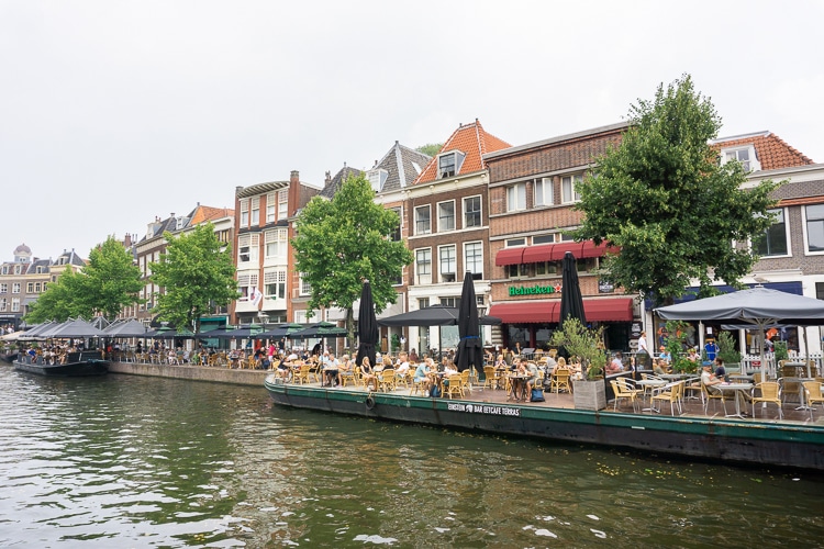 Terrasboot Einstein in Leiden