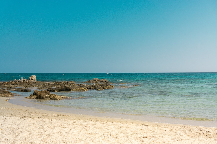 Strand bij Olbia