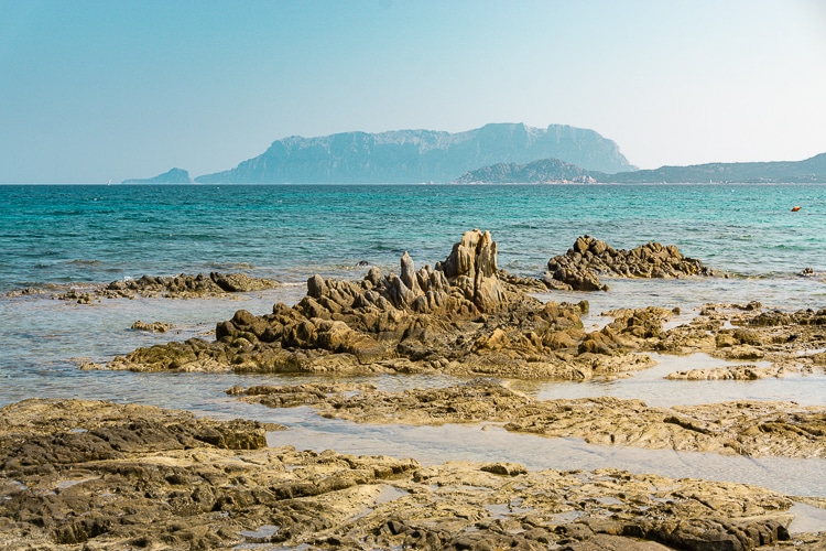 Pittulongu strand bij Olbia op SardiniÃ«