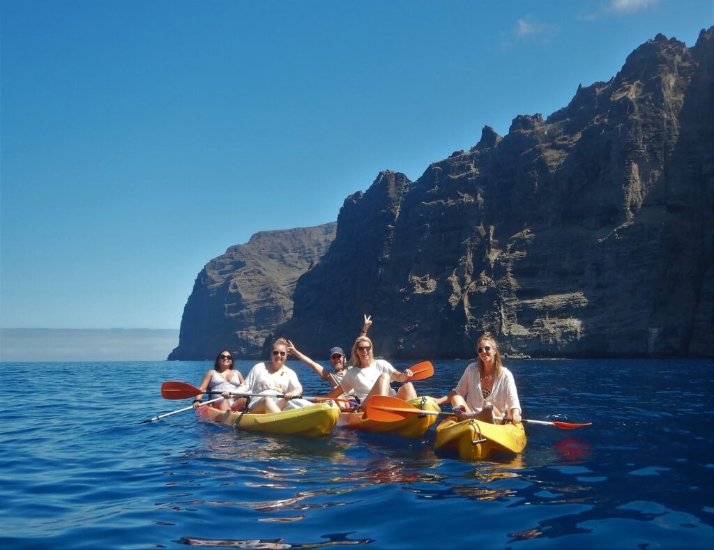 Kajakken op Tenerife