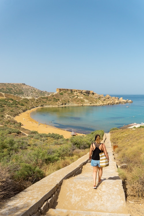 Stranden op Malta