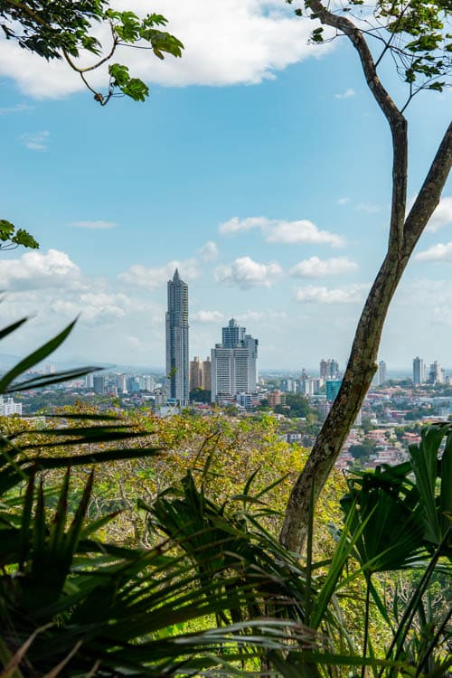 Metropolitan Natural Park uitzicht over Panama-City