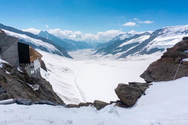Jungfraujoch uitzicht