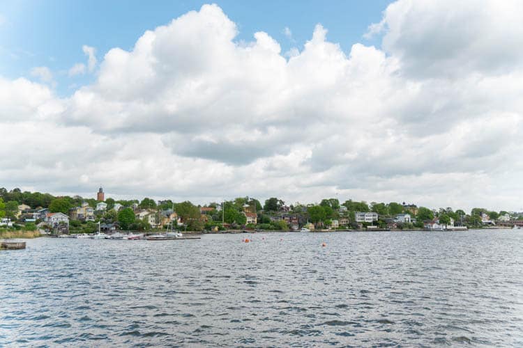 Vaxholm in de Stockholm archipel