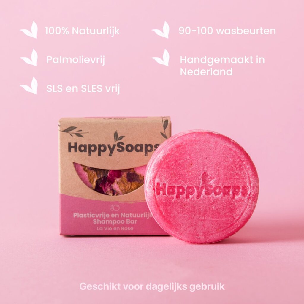Kerstcadeau shampoobar roze