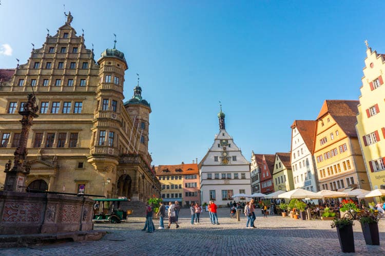 Marktplatz van Rothenburg ob der Tauber