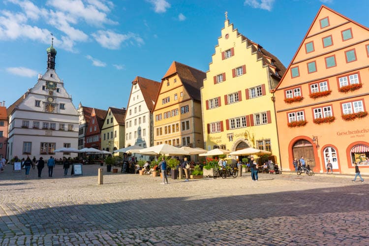 Marktplatz in Rothenburg ob der Tauber