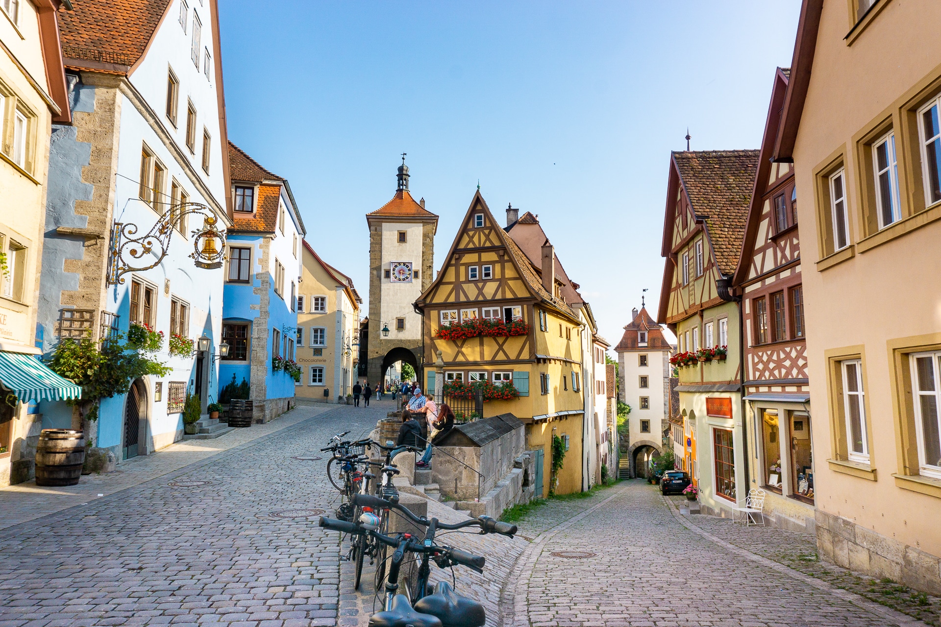 straat in Rothenburg ob der Tauber