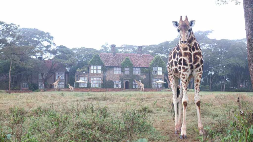 Giraffe Manor Hotel in Kenia