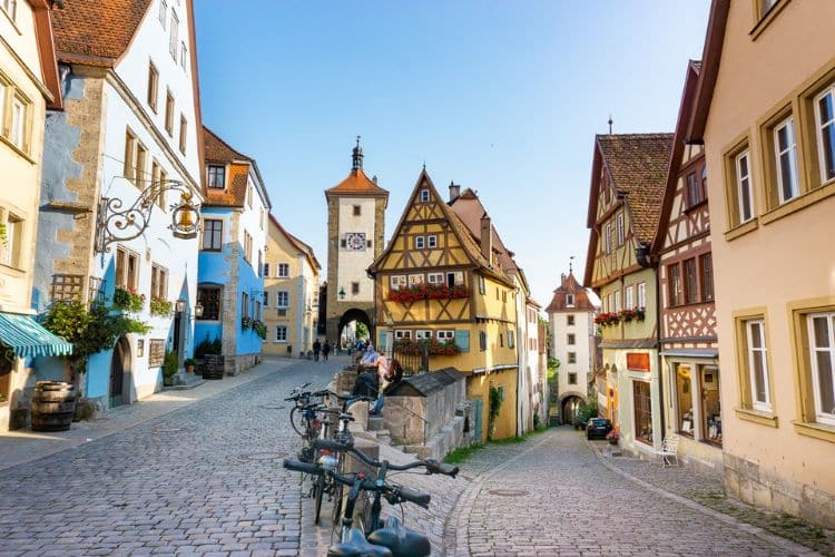 Rothenburg ob der Tauber in Duitsland