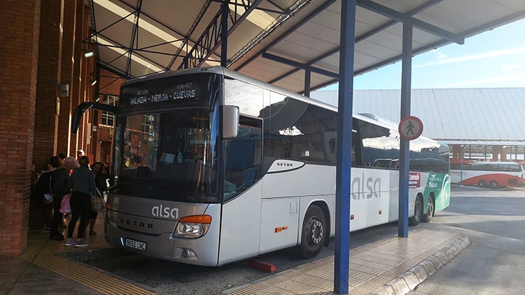 Bus Malaga Nerja