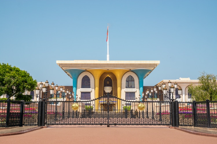 Al Alam Palace in Muscat