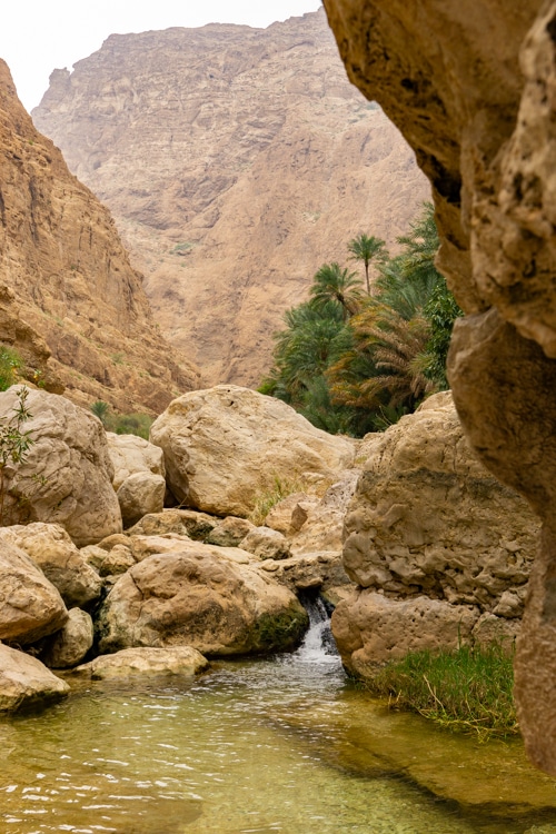 Wadi Shab in Oman