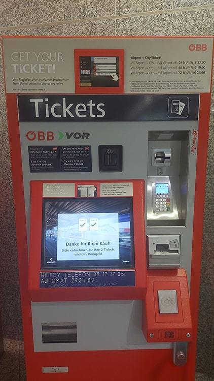 OBB ticketautomaat