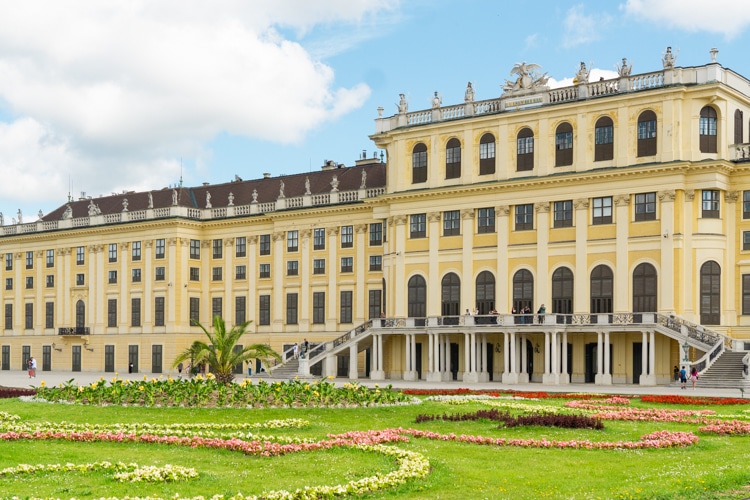 Schloss Schönbrunn tuin