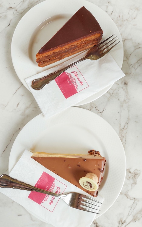 Taartjes bij Café Gloriette