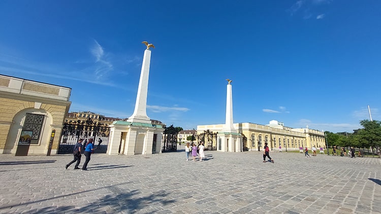 Schloss Schönbrunn bezoeken: de entree