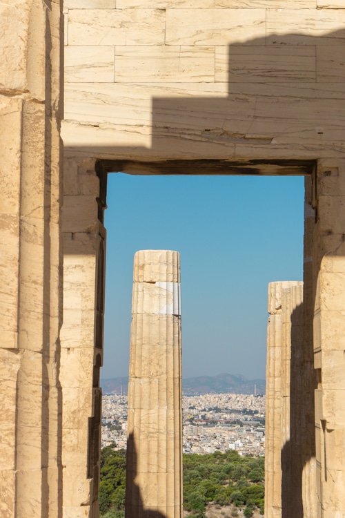 De Akropolis van Athene
