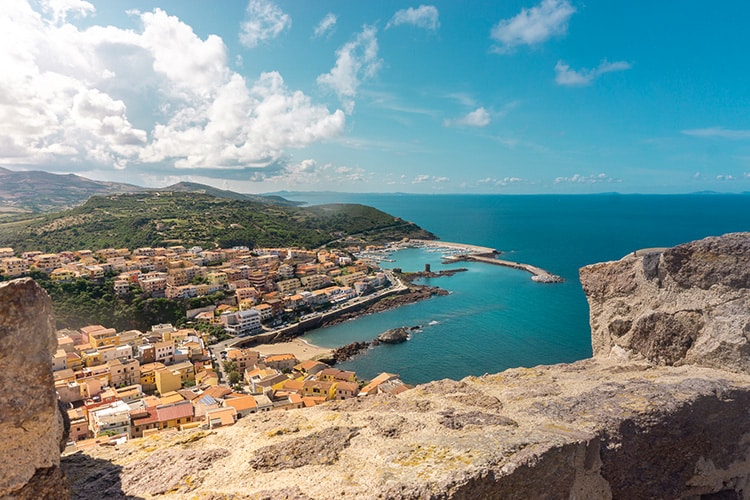 Castelsardo op Sardinië, Italië
