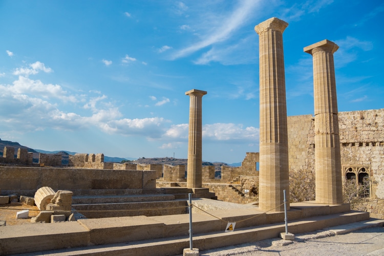 Akropolis van Lindos bezoeken 11