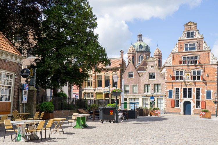 Het centrum van Hoorn