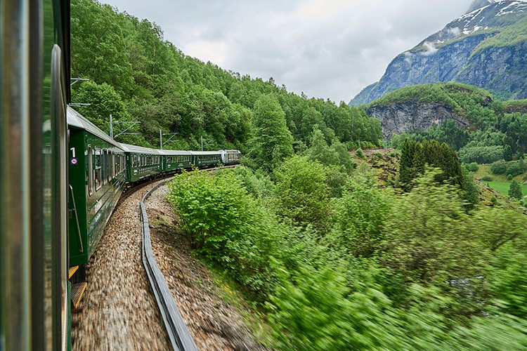 Flåmsbana Noorwegen route