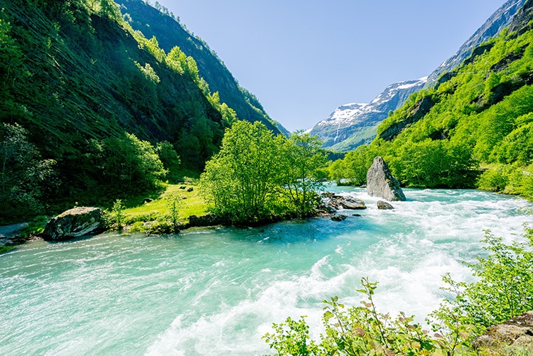 Rivier bij Flåm