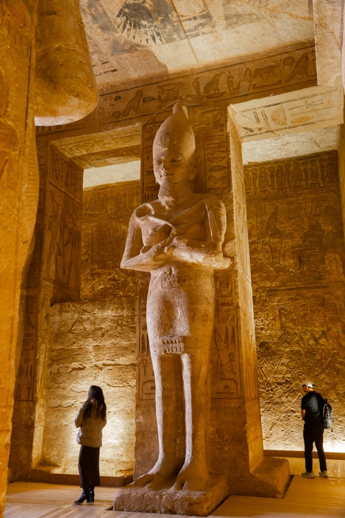 Abu Simbel in Egypte