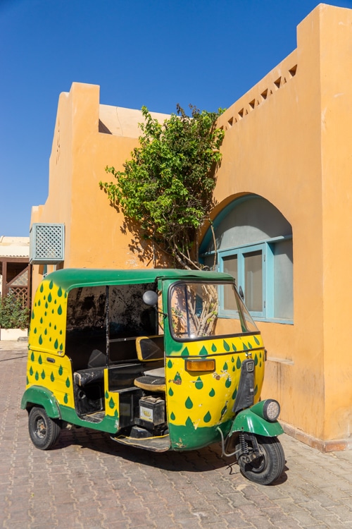Tuktuk in El Gouna
