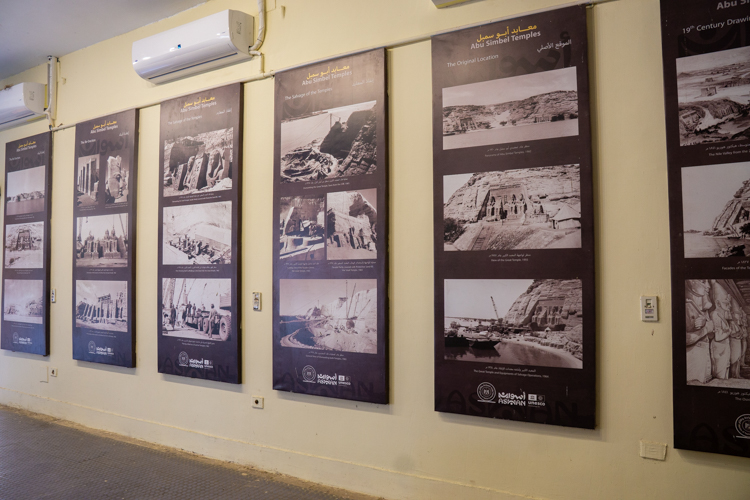 Informatie over Abu Simbel en de verplaatsing van de tempels