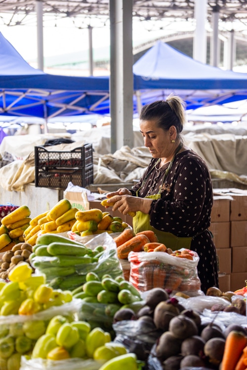 Siab Bazaar in Samarkand, Oezbekistan