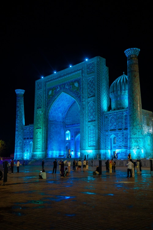 Registan Light Show in Samarkand