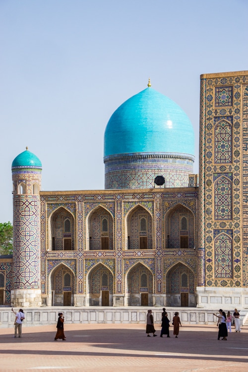 Madrassa op het Registan in Samarkand